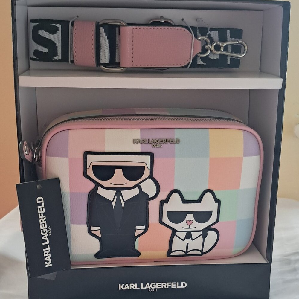 Karl Lagerfeld Pastel Multicolor Crossbody. BNWT/IN BOX UNOPENED